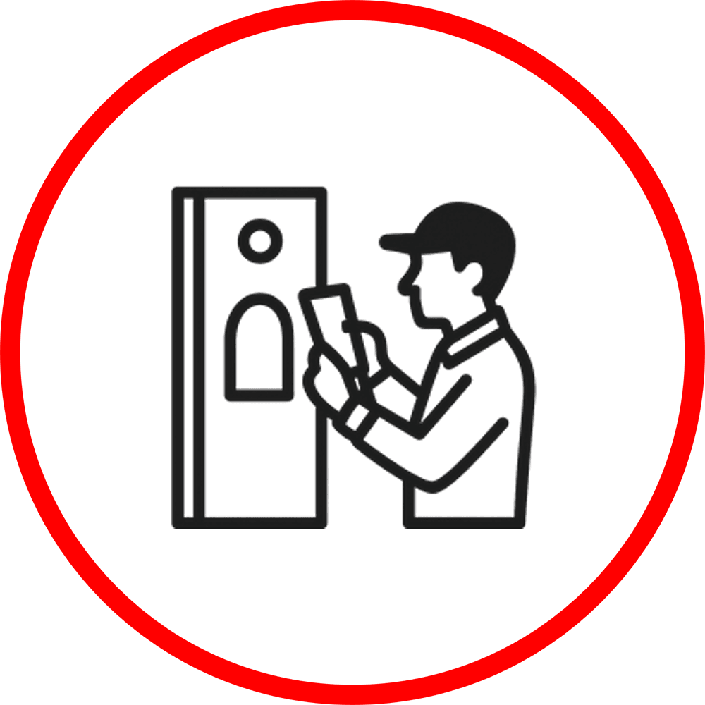 テストサービスのイラスト